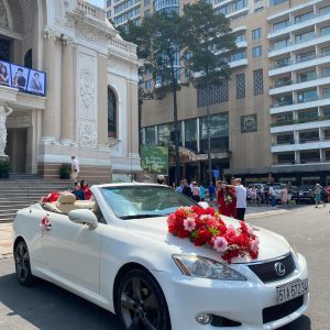 xe cưới Lexes mui trần
